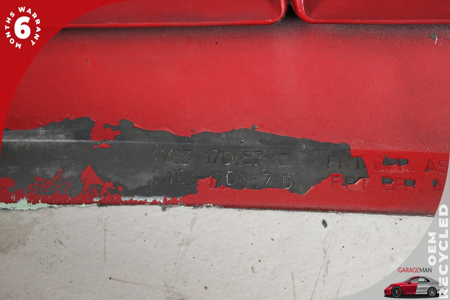 2002-2005 Ford Thunderbird Front Bumper Cover Red w/ Grille Assembly OEM