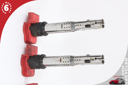 2005-2019 Audi A6 A4 A8 Quattro Sedan Ignition Coils Set of 6 Pc 06E905115 OEM