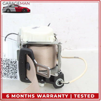 2010-2016 Porsche Panamera 970 Rear Left or Right Side Seat Belt Beige OEM