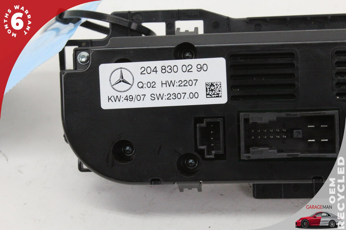 08-11 Mercedes-Benz C300 W204 AC Control Module Unit 2048300290 Genuine
