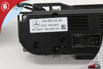 08-11 Mercedes-Benz C300 W204 AC Control Module Unit 2048300290 Genuine