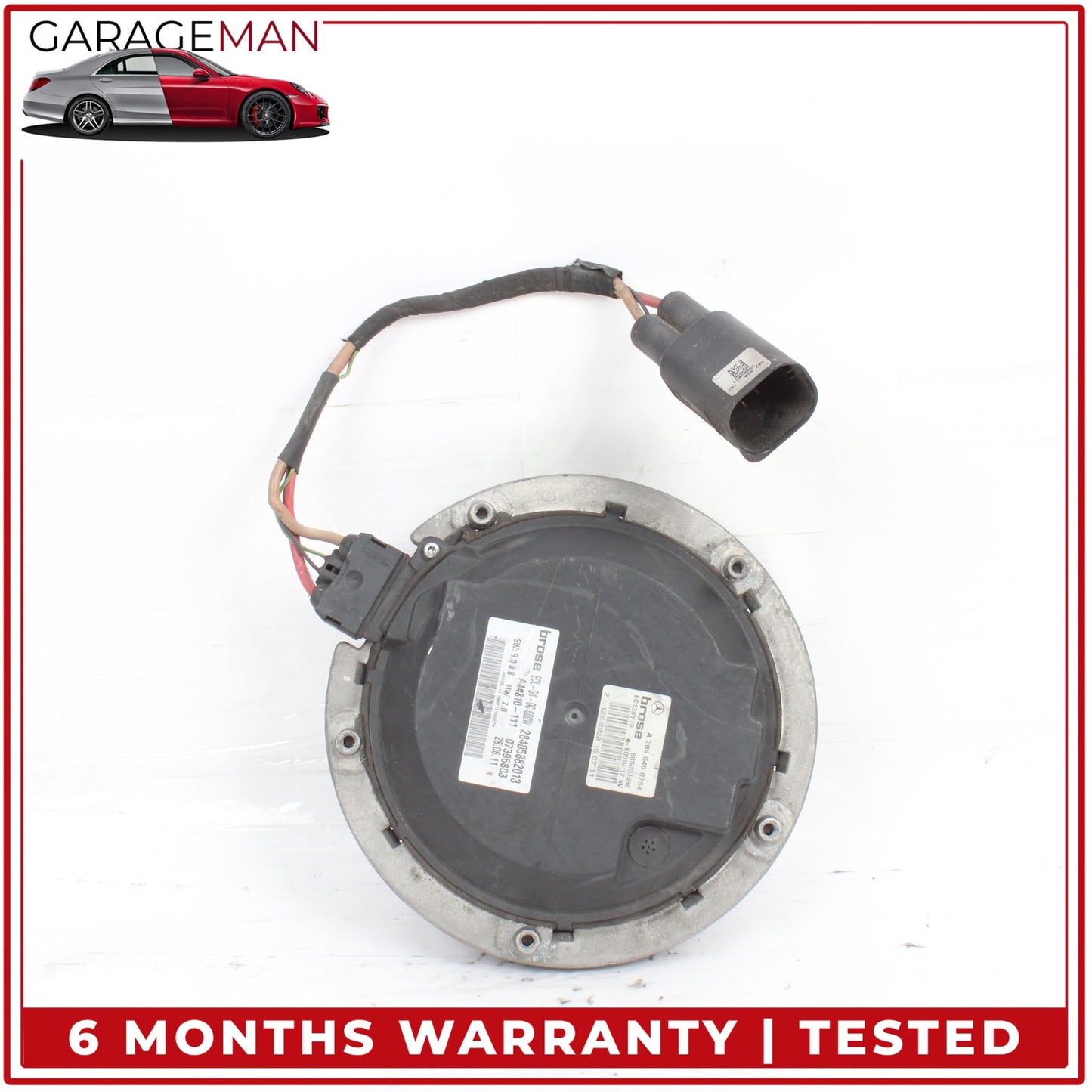 2008-2018 Mercedes R172 SLK350 E350 C300 C350 Radiator Cooling Fan Motor OEM