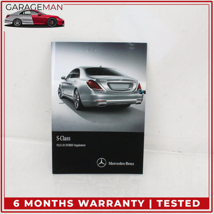 2017 Mercedes W222 S550e Owner Operator Manual Book Case Set OEM