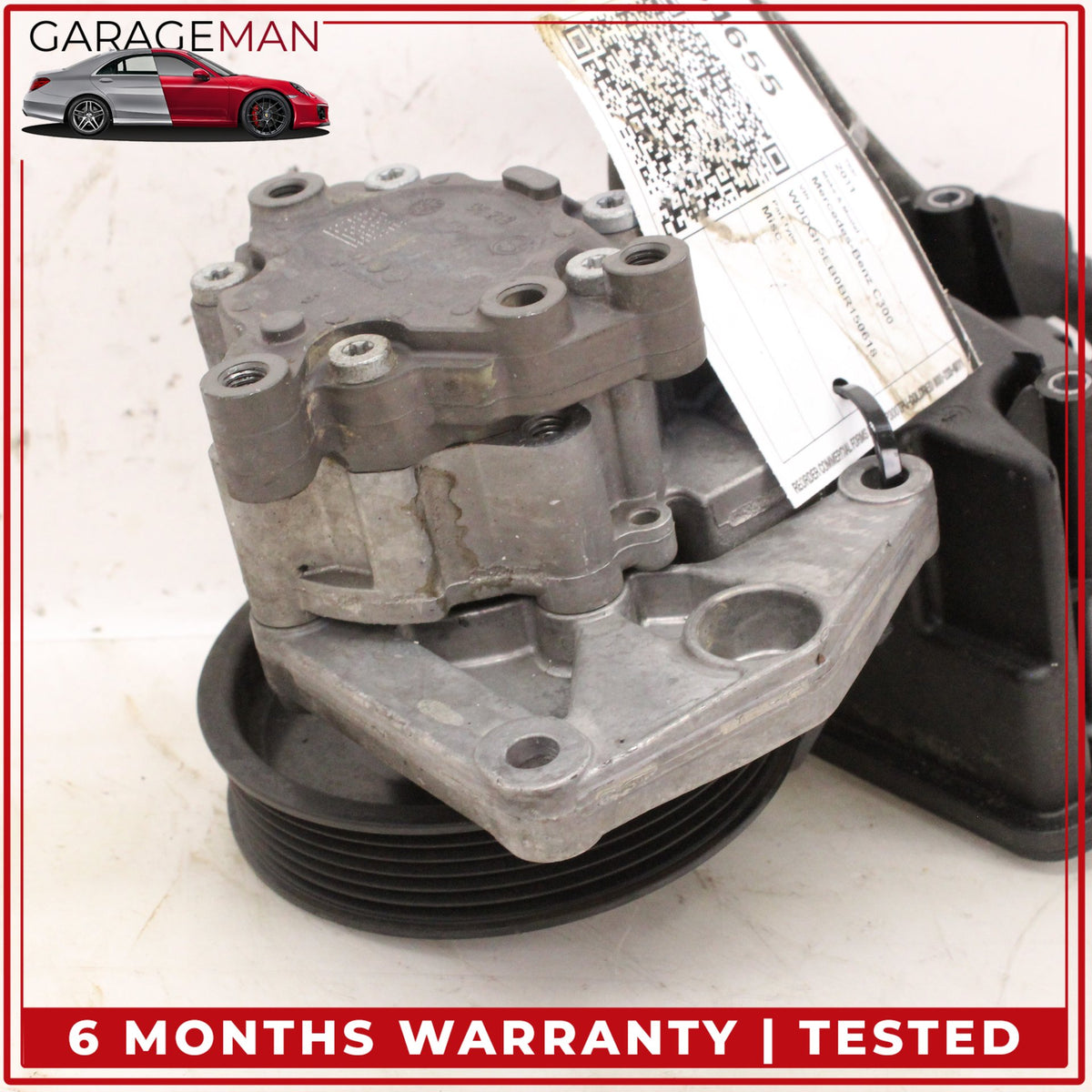 2008-2011 Mercedes-Benz C300 W204 Power Steering Pump Reservoir Tank 0004602383 OEM