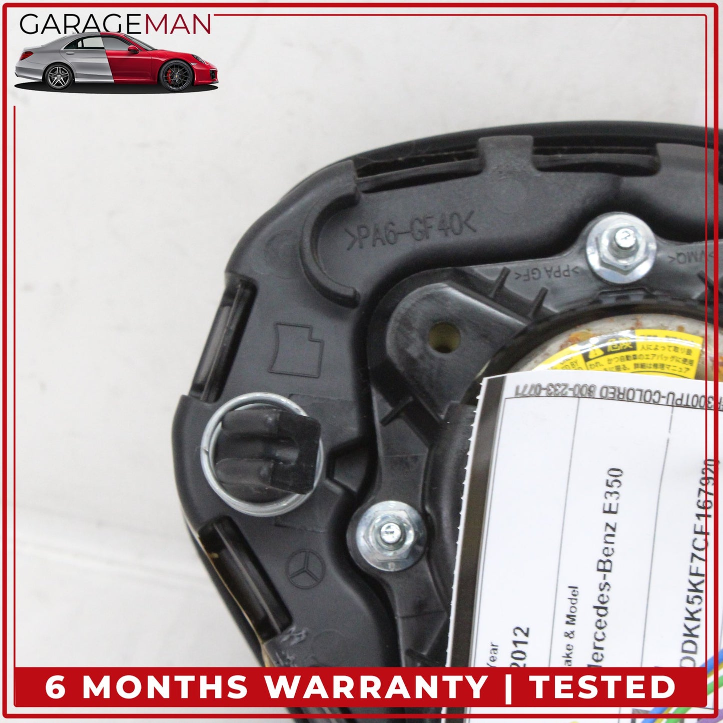 2012-2017 Mercedes W207 E350 E400 C350 Steering Wheel Airbag 2188600002 OEM