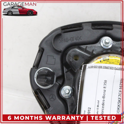 2012-2017 Mercedes W207 E350 E400 C350 Steering Wheel Airbag 2188600002 OEM