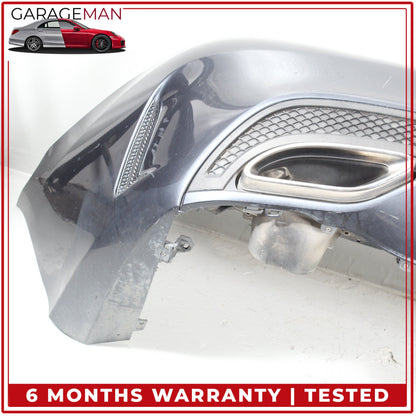 2015-2018 Mercedes W205 C300 Sedan Sport Rear Bumper Cover Assembly Gray OEM