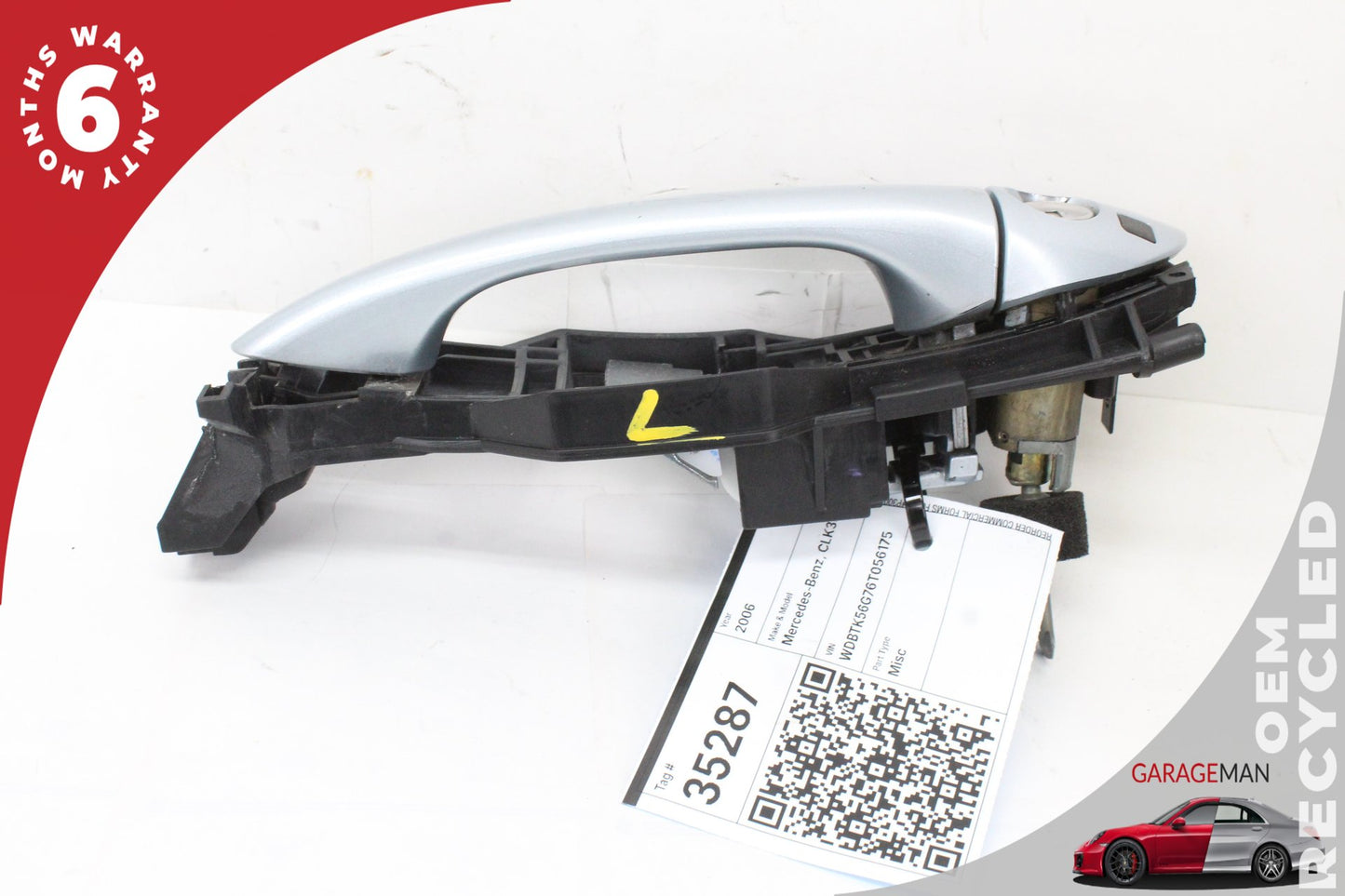 2003-2009 Mercedes W209 CLK350 Front Left Exterior Door Handle 2117600770 OEM