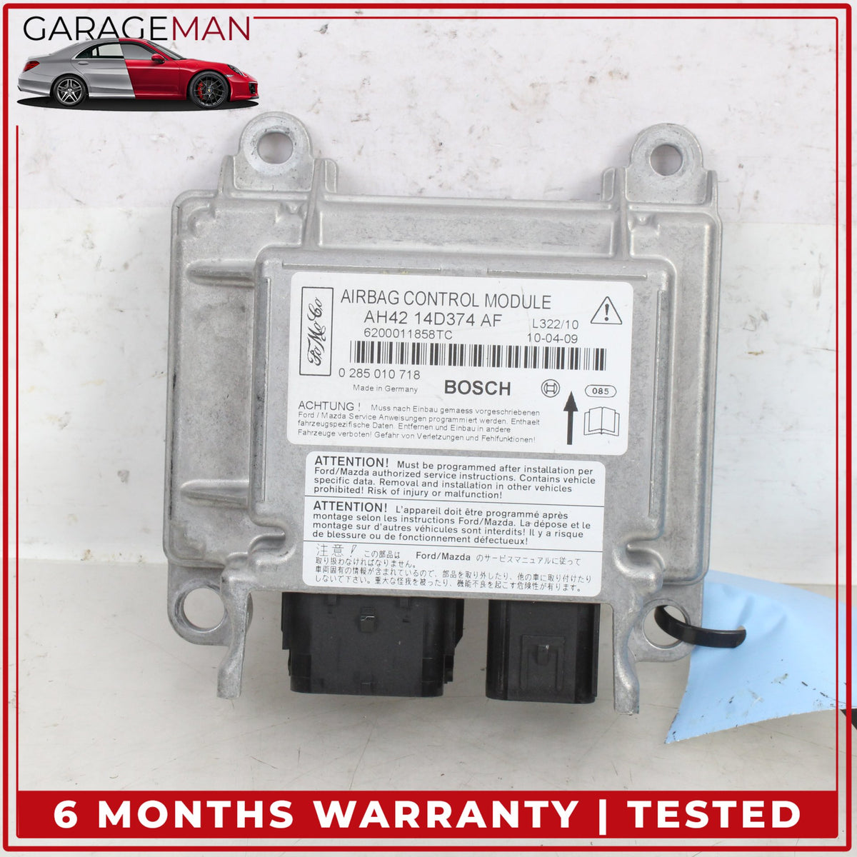2010-2012 LR Range Rover L322 SRS Restraint Diagnostic Control Module OEM