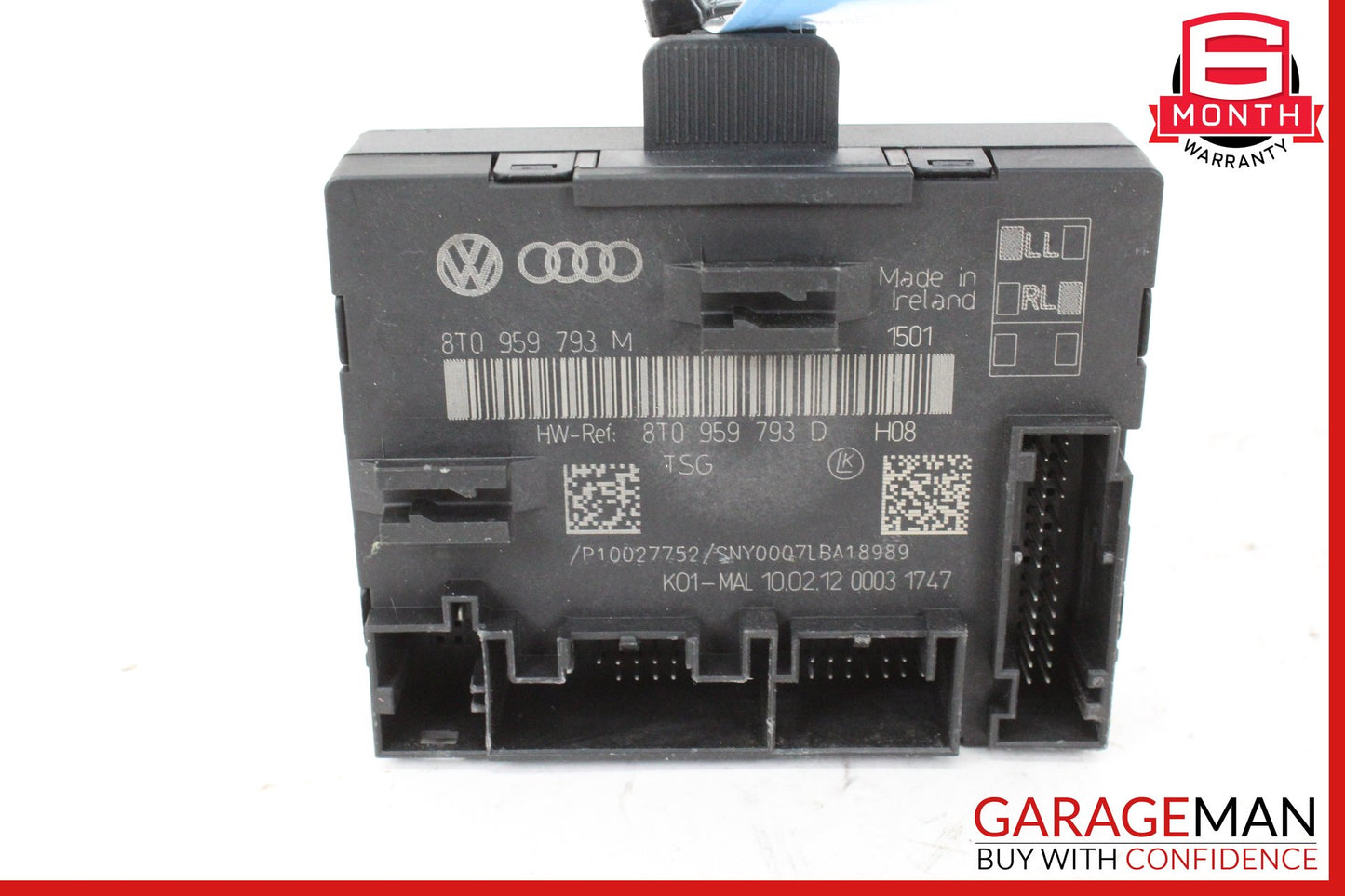 2009-2012 Audi A5 Front Left Driver Side Door Control Module Unit 8T0959793M OEM