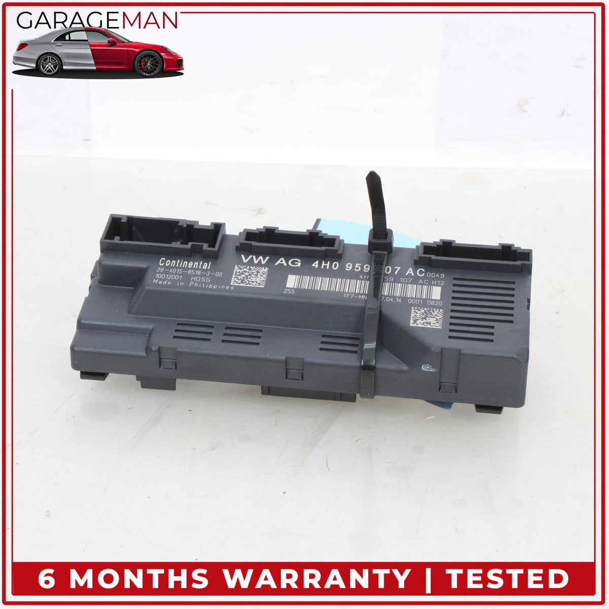 2015-2018 Audi A8 S8 Rear Trunk Lid Liftgate Control Module Unit 4H0959107AC OEM