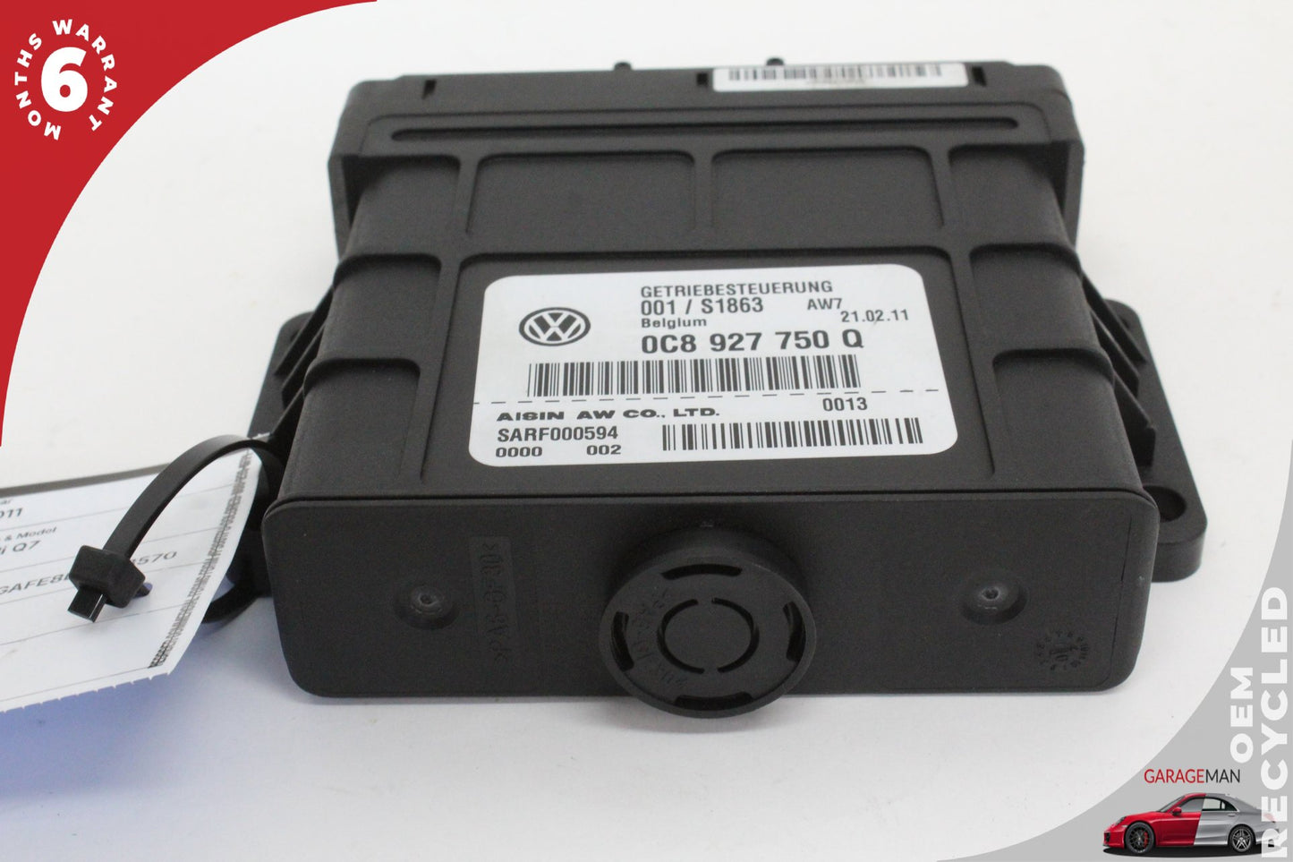 2010-2015 Audi Q7 Automatic Transmission Control Module TCU TCM 0C8927750Q OEM