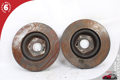 2018-2024 Audi Q5 AWD 2.0L Rear Left and Right Side Brake Rotor Disc Set 80A615601C