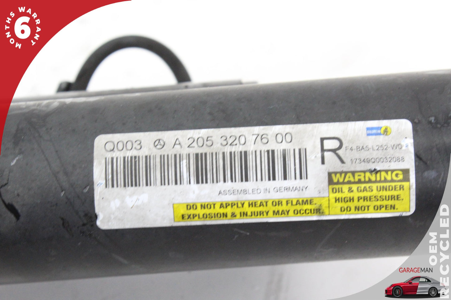 2015-2020 Mercedes W205 C350e Rear Left and Right Shock Strut Absorber Set OEM