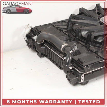 2010-2016 Porsche Panamera 970 Engine Cooling Radiator AC A/C Condenser OEM