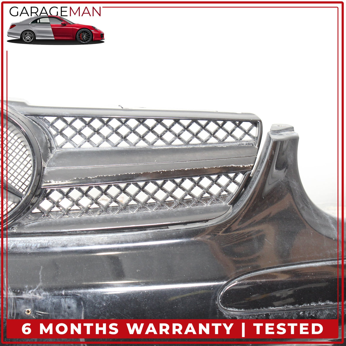 2003-2006 Mercedes R230 SL500 SL600 Front Bumper Cover Assembly Black OEM