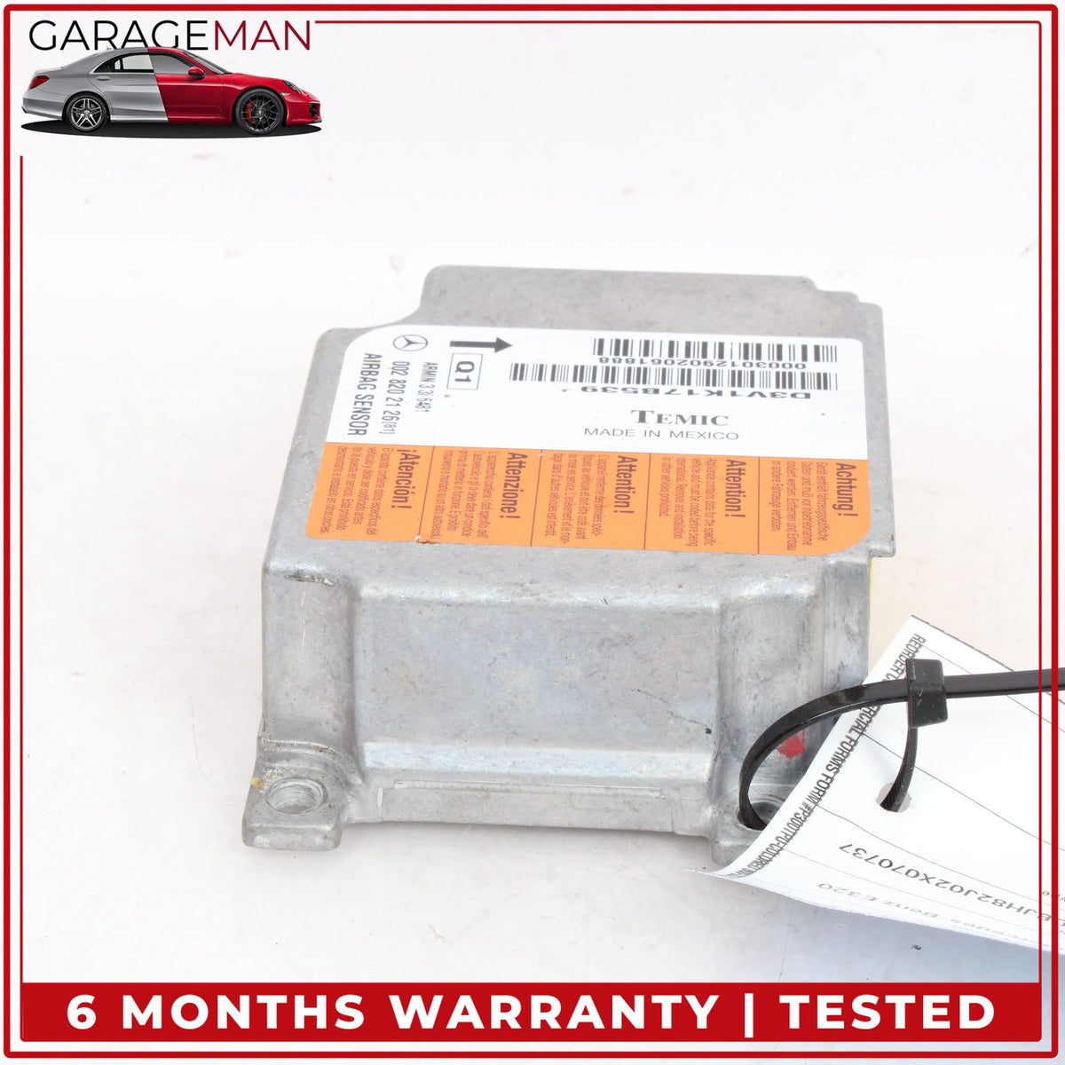 1998-2002 Mercedes W210 E320 Wagon Airbag Air Bag Sensor Module 0028202126 OEM