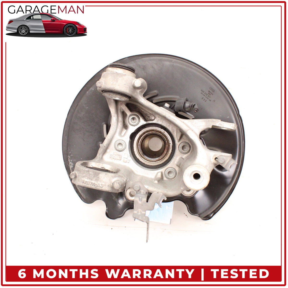 2011-2018 Audi A8 S8 Rear Left Side Spindle Knuckle Wheel Hub 4H0615611H OEM