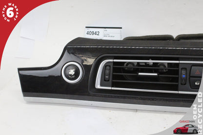 2009-2015 BMW 750i Front Dash Center Air Vent Grille w/ Engine Start Button OEM