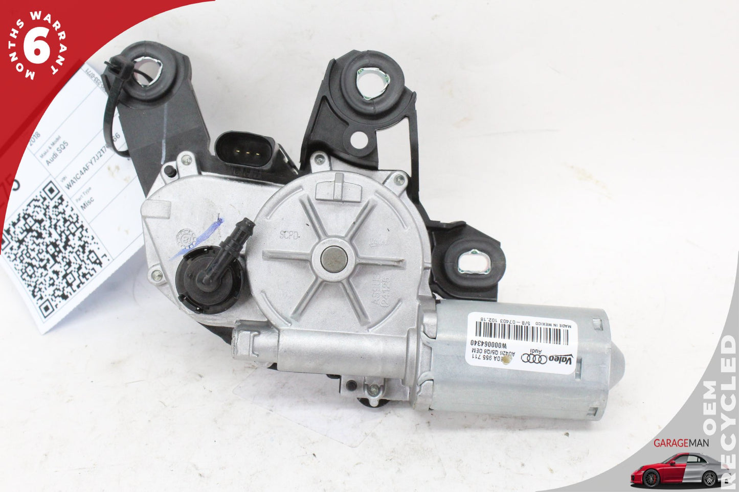 2018-2024 Audi SQ5 Q5 Rear Window Wiper Motor Valeo 80A955711 OEM