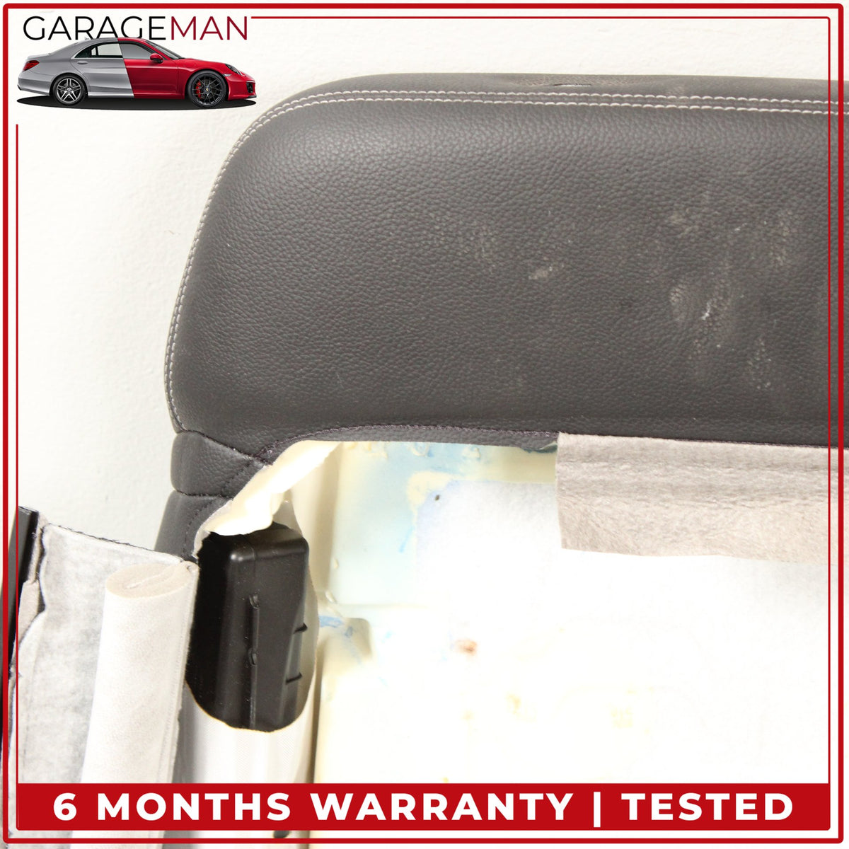 2012-2015 Mercedes W166 ML350 Front Left Side Top Upper Seat Cushion Black OEM