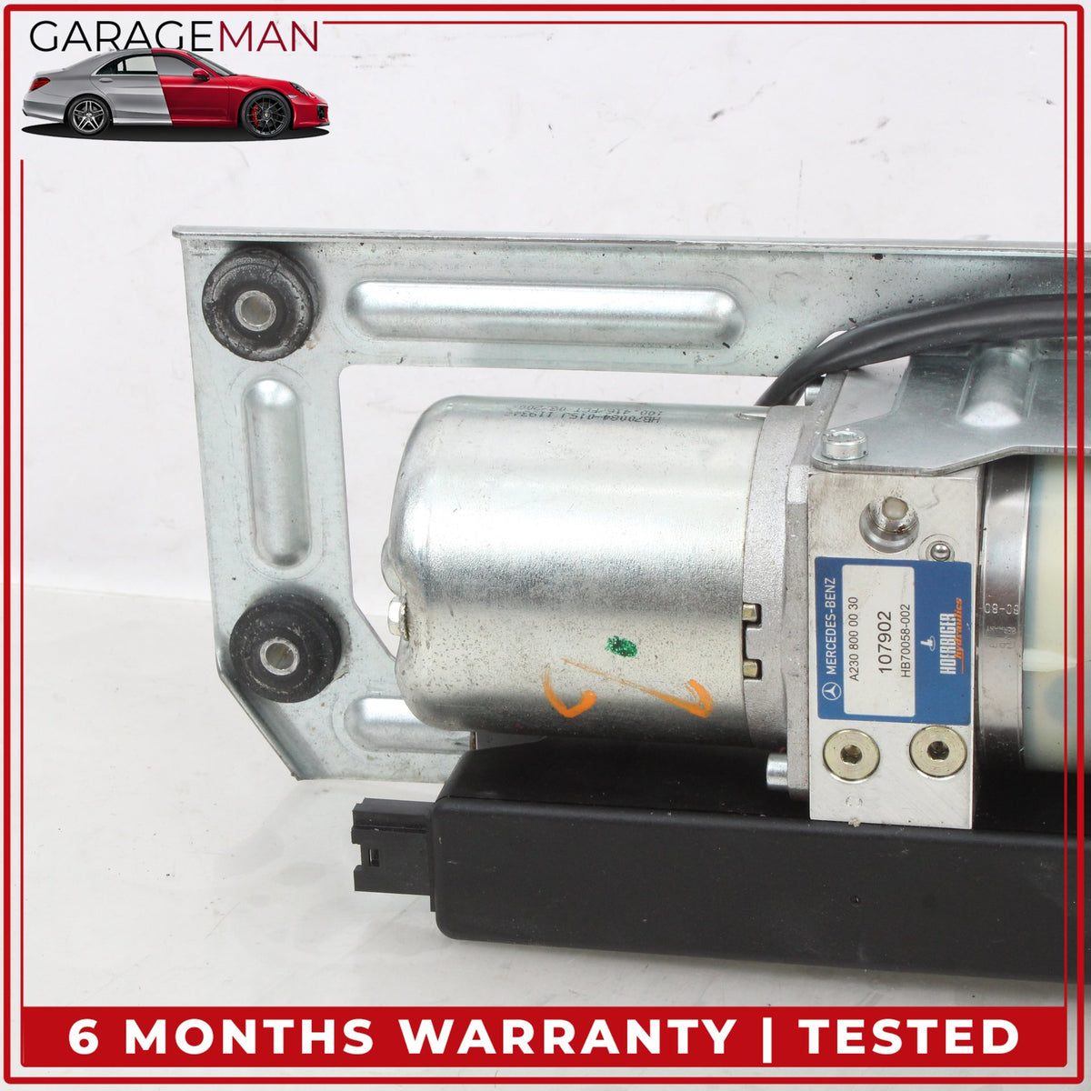 2003-2008 Mercedes R230 SL500 SL550 Convertible Top Hydraulic Pump Motor OEM