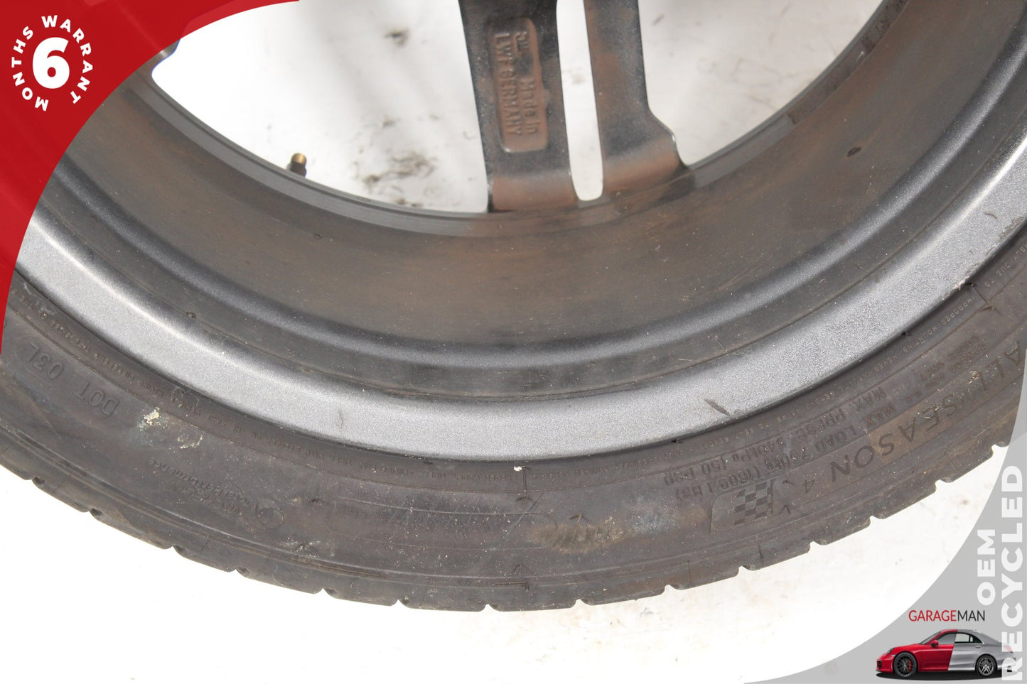 2017-2020 Audi A4 S4 5 Spoke Wheel Rim w/ Michelin Tire 8.0Jx18H2 8W0601025M OEM