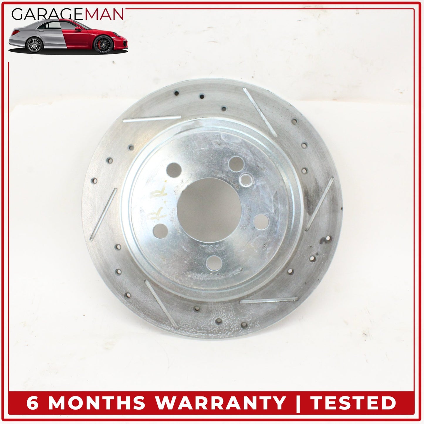 2008-2014 Mercedes W204 C250 Rear Left and Right Side Brake Rotor Disc Set OEM