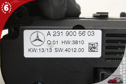 13-20 Mercedes-Benz SL500 R231 Convertible A/C Heater Climate Control Switch 2319005603