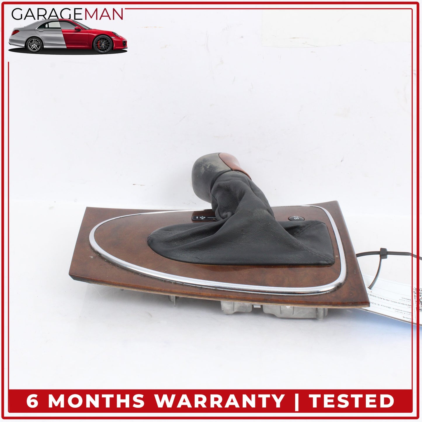 2003-2009 Mercedes W211 E320 Center Console Shifter Knob Boot Trim Cover OEM