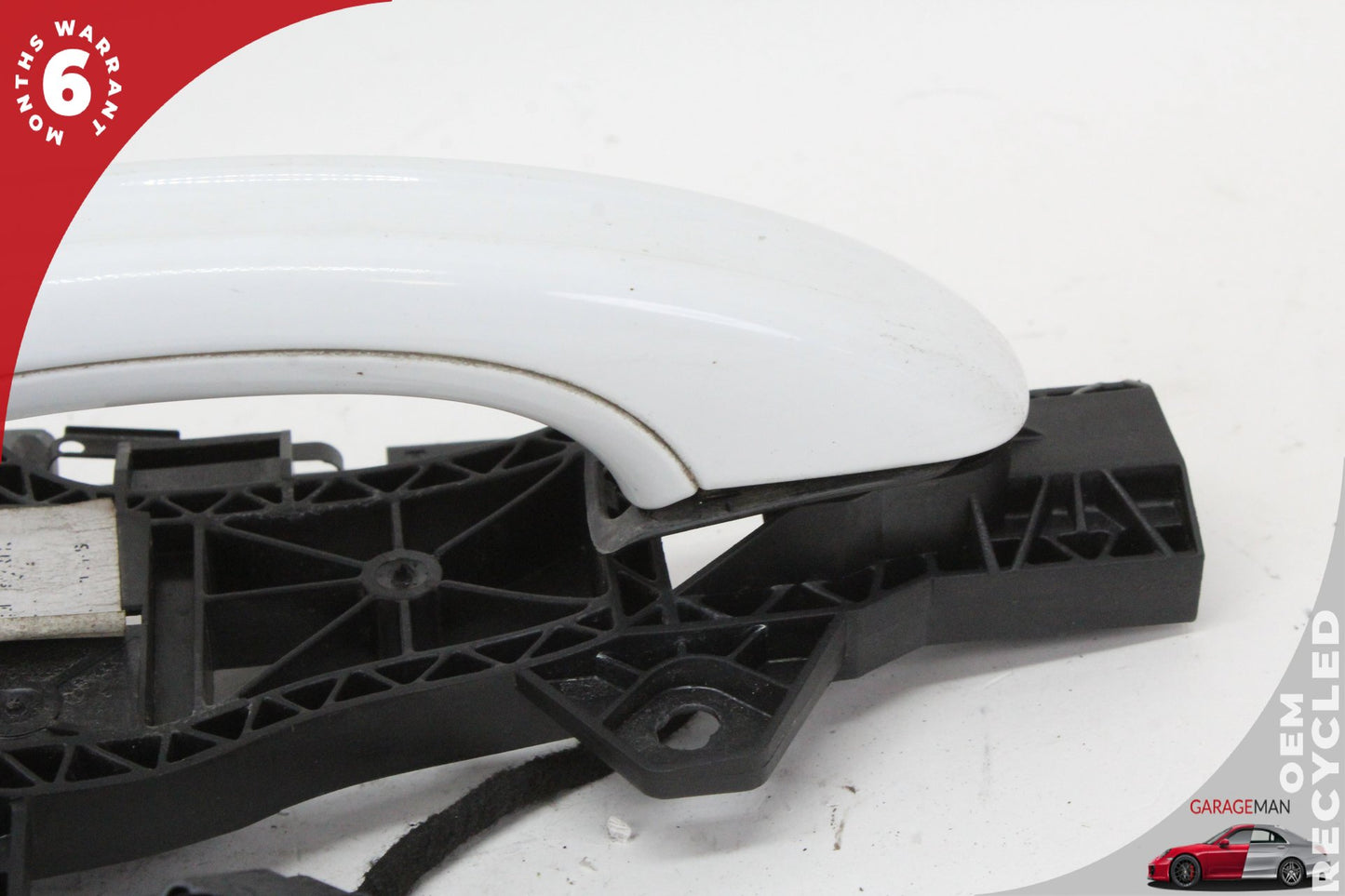 2007-2015 Audi Q7 Rear Right Side Exterior Door Handle White Keyless OEM