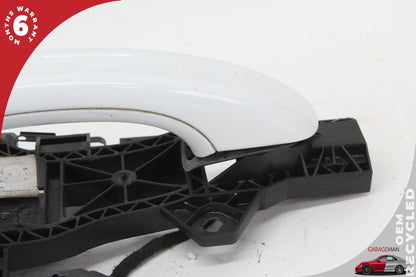 2007-2015 Audi Q7 Rear Right Side Exterior Door Handle White Keyless OEM
