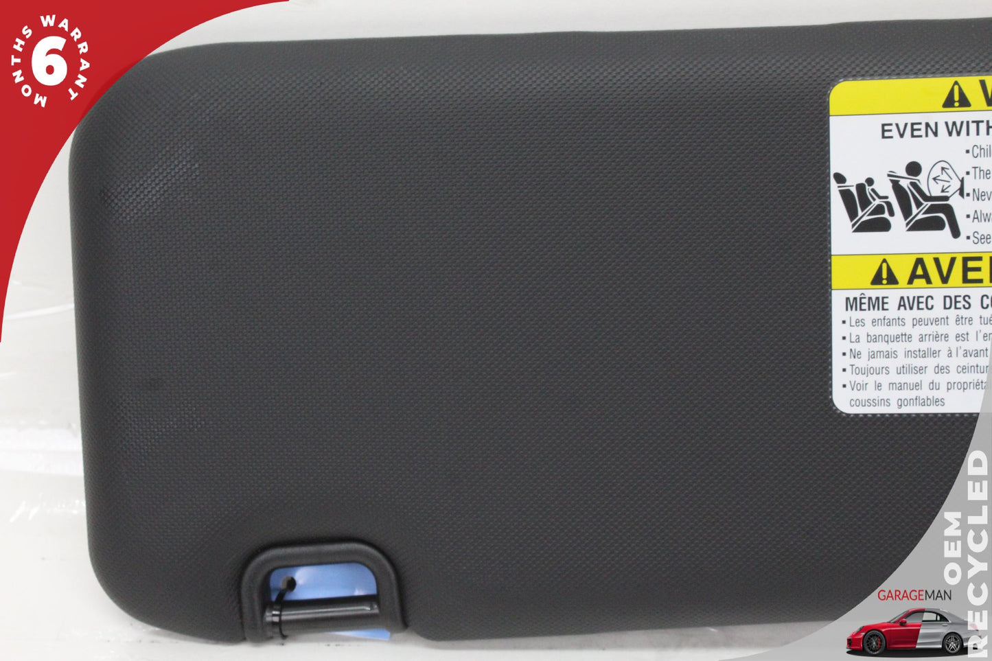 2022-2025 Subaru BRZ Toyota GR86 Front Right Side Sun Visor Black SU00309687 OEM