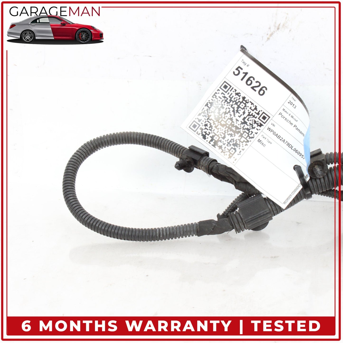 2010-2013 Porsche Panamera 970 Front Bumper Parking Sensors w/ Wire Harness OEM