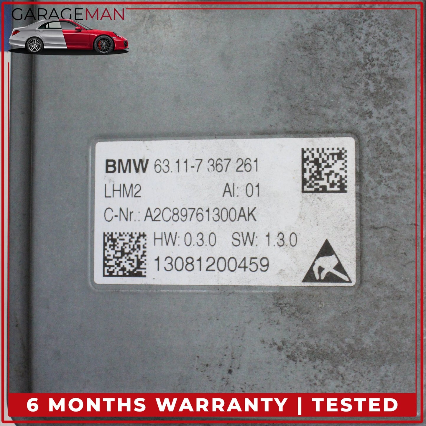 2014-2019 BMW X5 X6 F15 LED Headlight Head Lamp Control Module Unit 7367261 OEM
