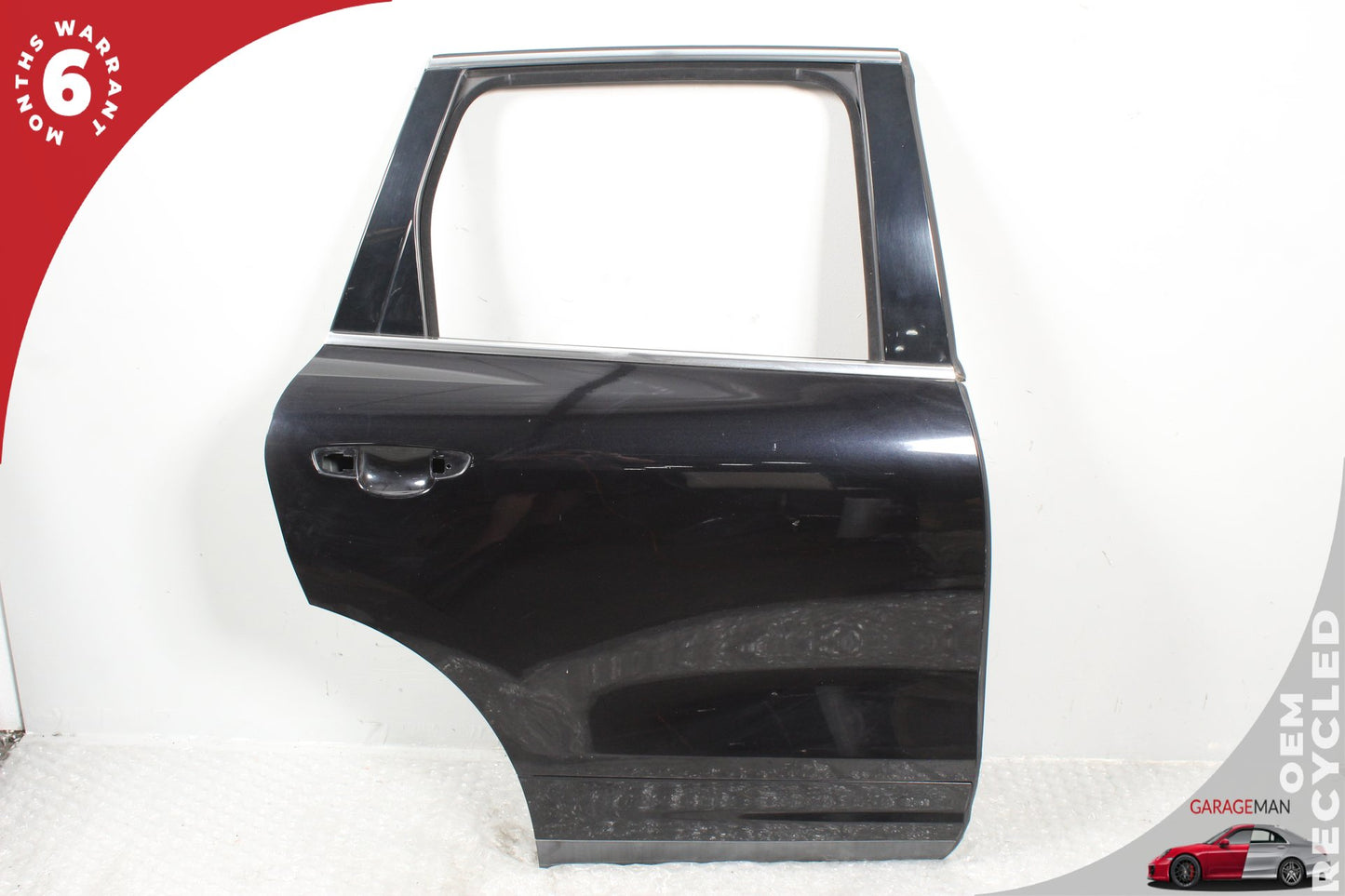 2011-2018 Porsche Cayenne 958 Rear Right Passenger Side Door Shell Black OEM