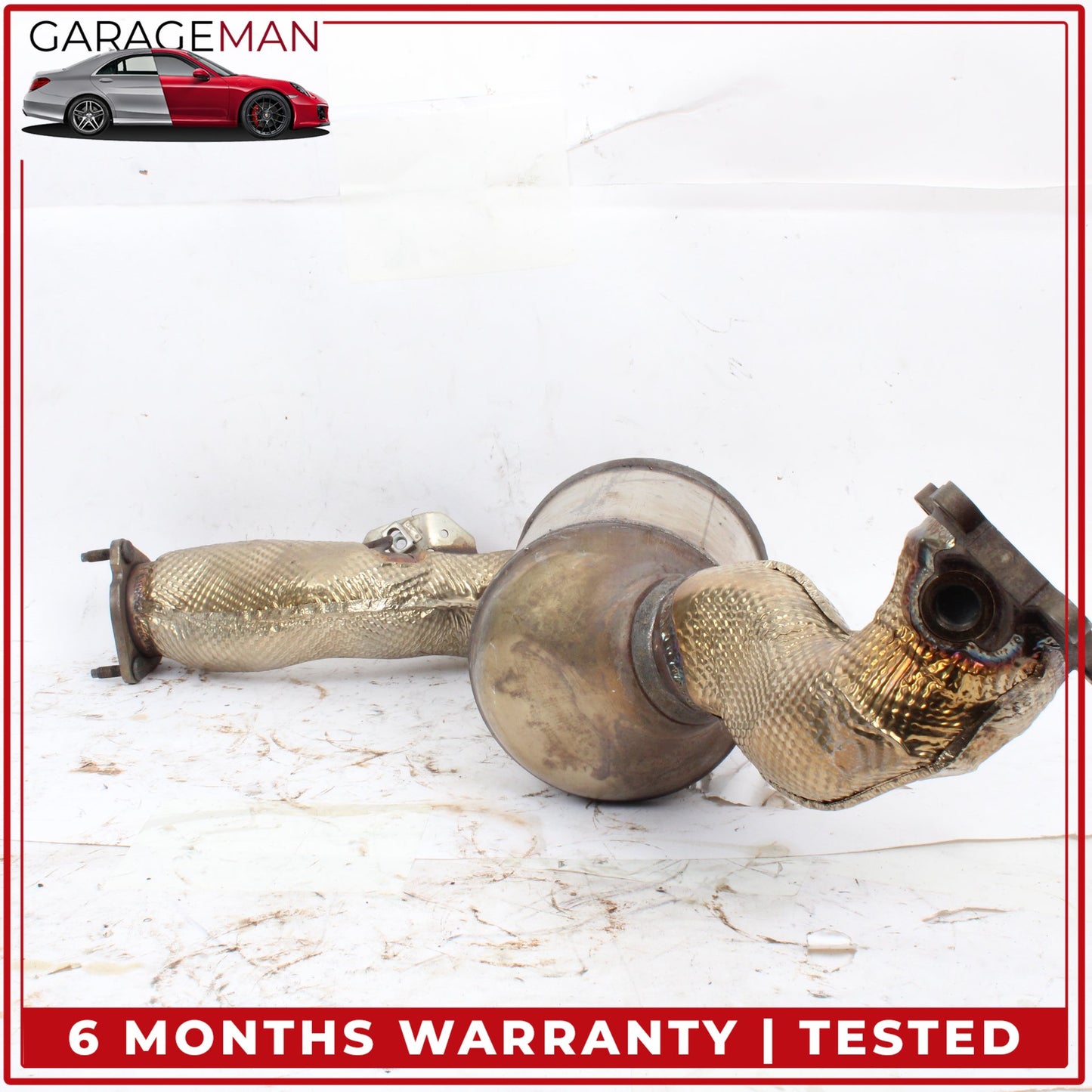2013-2018 Audi S8 A8 S6 S7 RS7 4.0L V8 Left Exhaust Downpipe 4G0131703AJ OEM