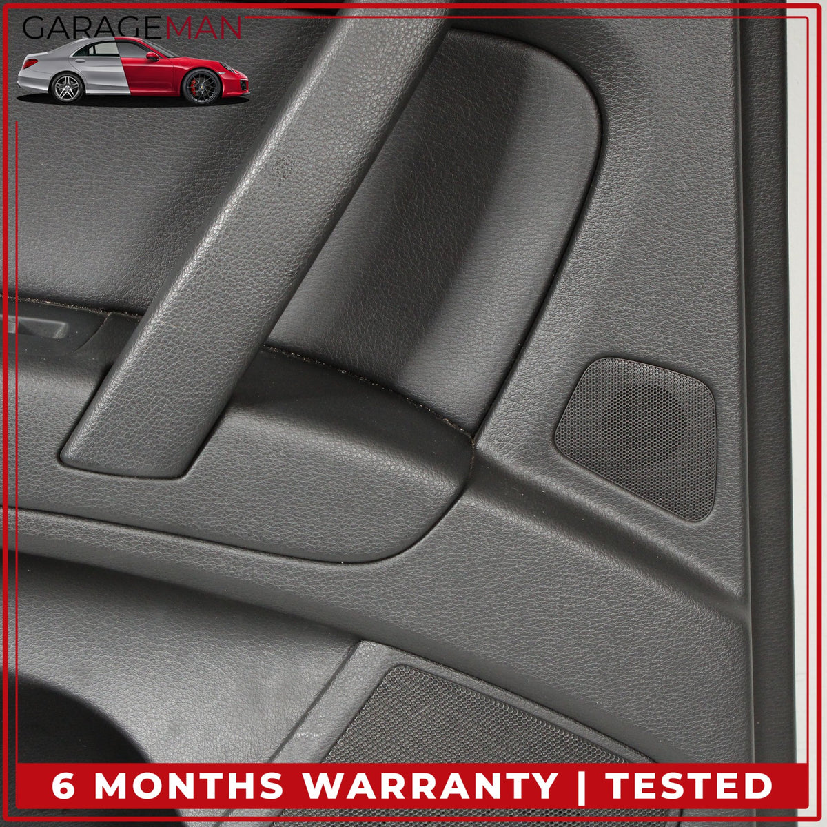 2007-2015 Audi Q7 Rear Left Side Interior Door Trim Panel w/ Sun Shade OEM