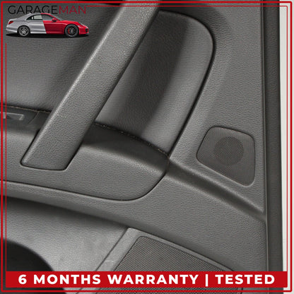 2007-2015 Audi Q7 Rear Left Side Interior Door Trim Panel w/ Sun Shade OEM