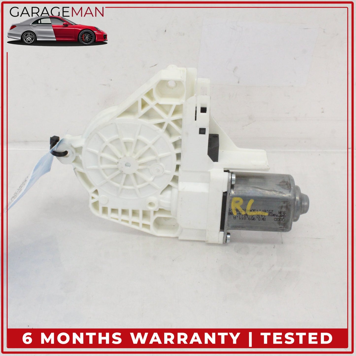 2009-2016 Audi A4 S4 Rear Left Driver Side Window Regulator Motor 8K0959811A OEM