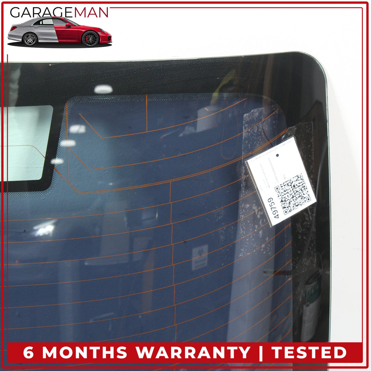 2008-2018 Maserati GranTurismo M145 Rear Windshield Window Back Glass OEM