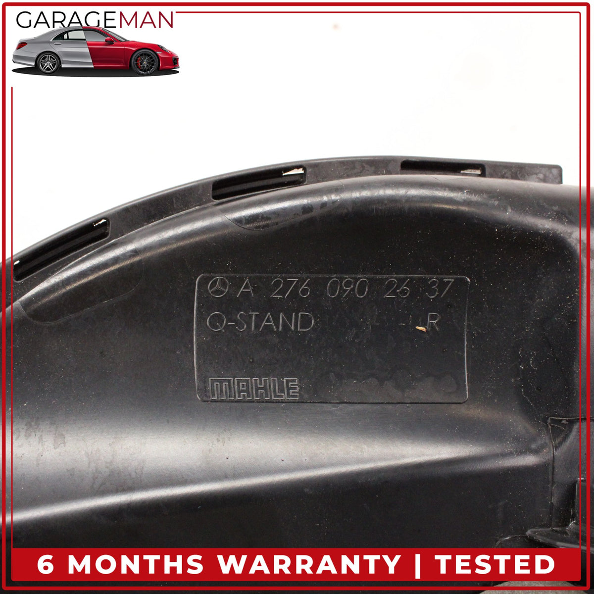 2015-2023 Mercedes W212 E400 M276 Air Intake Duct Hose Left and Right Set OEM