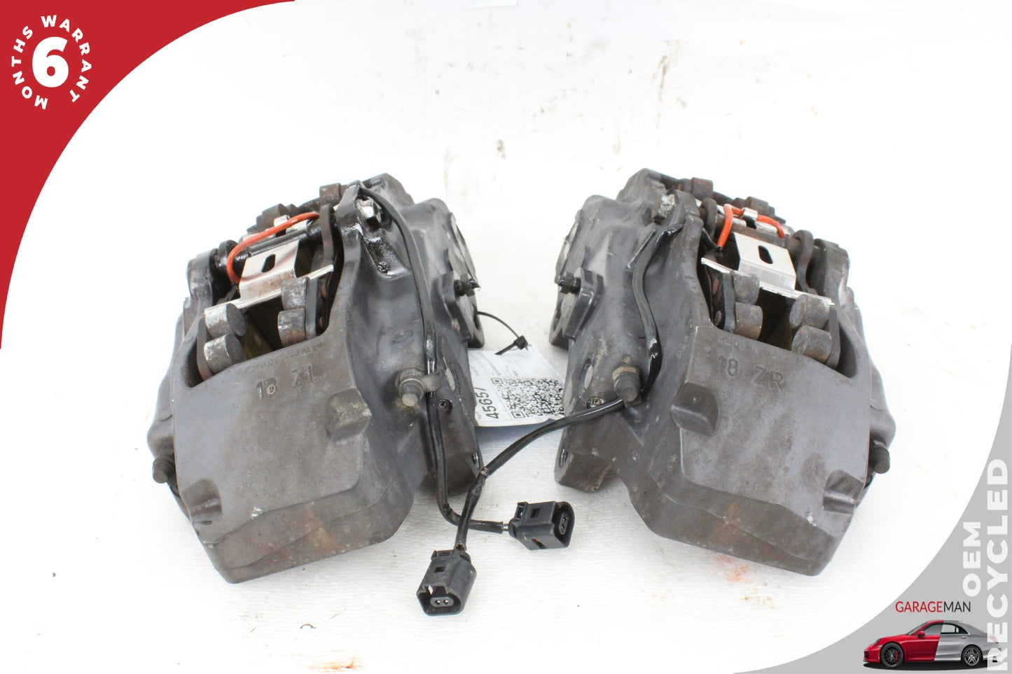 2004-2015 Audi Q7 VW Touareg Front Left and Right Side Brake Caliper Set OEM