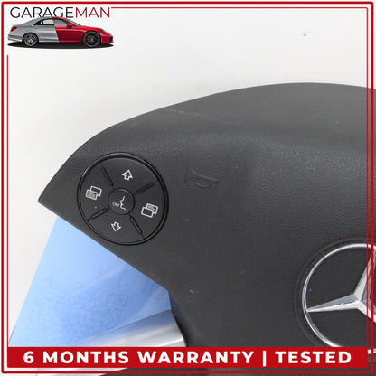 2009-2013 Mercedes W164 ML350 Front Left Side Steering Wheel Airbag Black OEM