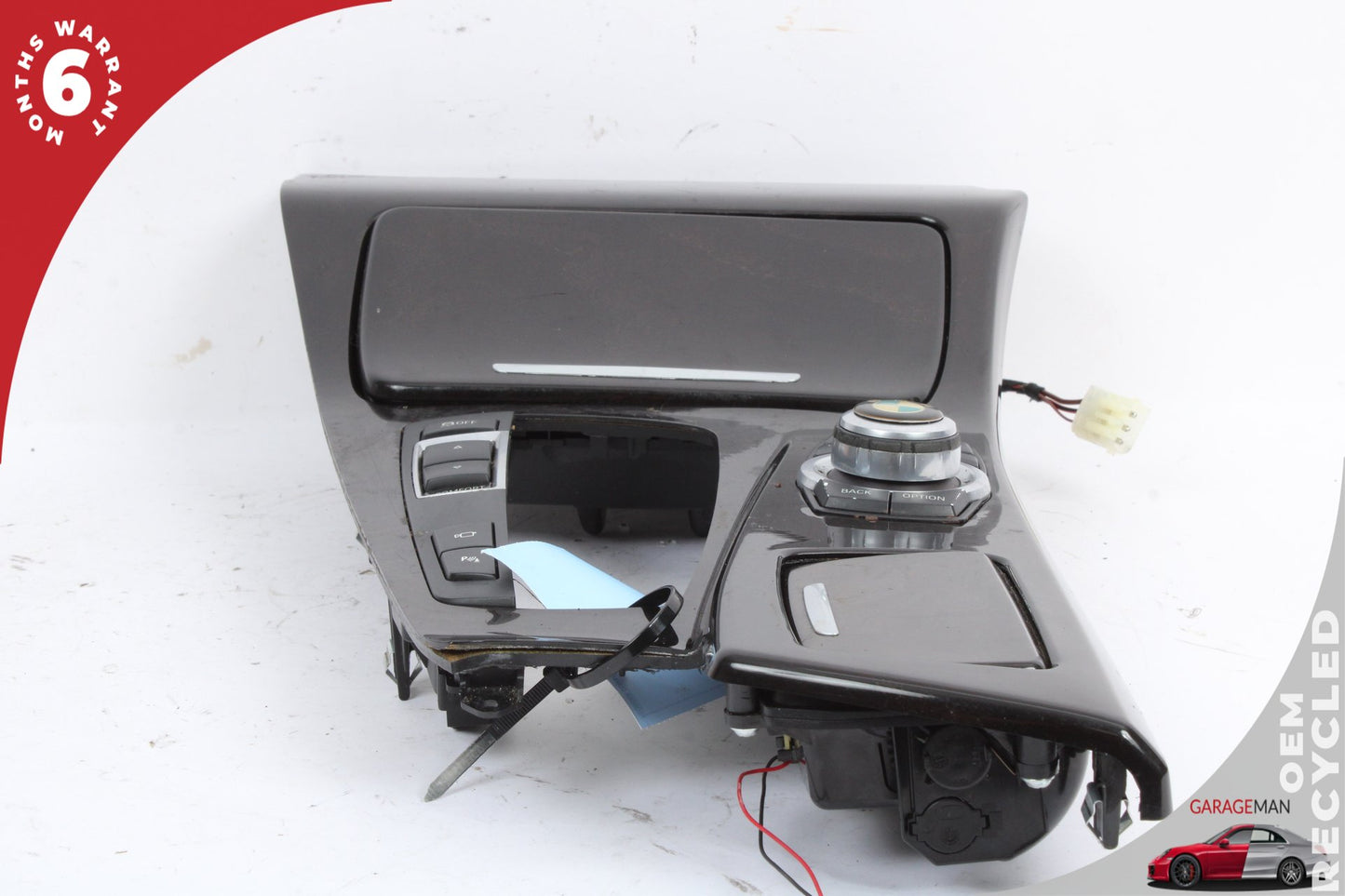2011-2013 BMW 550i F10 Sedan Center Console Trim w/ iDrive Controler and Cup Holder 9206401