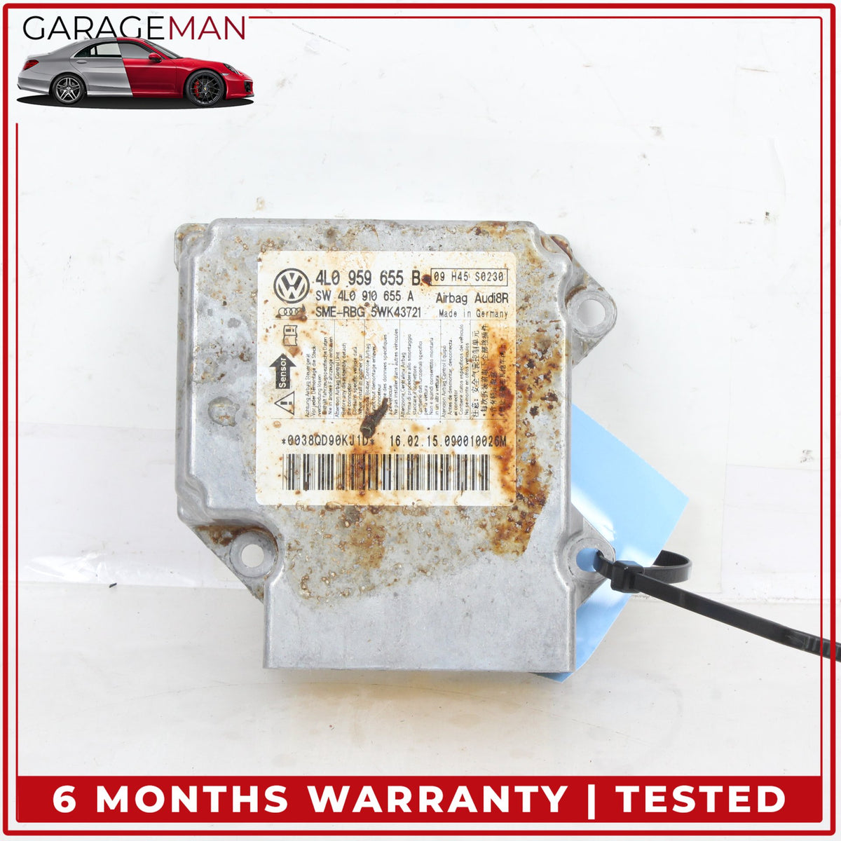 2007-2015 Audi Q7 SUV Airbag Air Bag Sensor Module 4L0959655B OEM