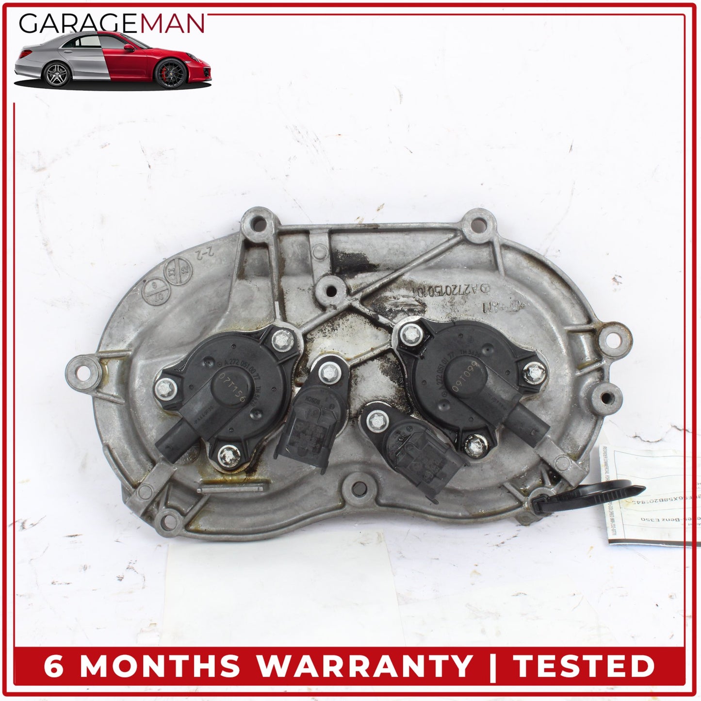 2005-2013 Mercedes W211 E350 Right Side Timing Chain Cover Plate 2720150101 OEM