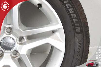 2018-2019 Audi Q5 Wheel Rim w/ Tire Twin 5 Spoke 8.0JX18H2 ET39 80A601025BD OEM