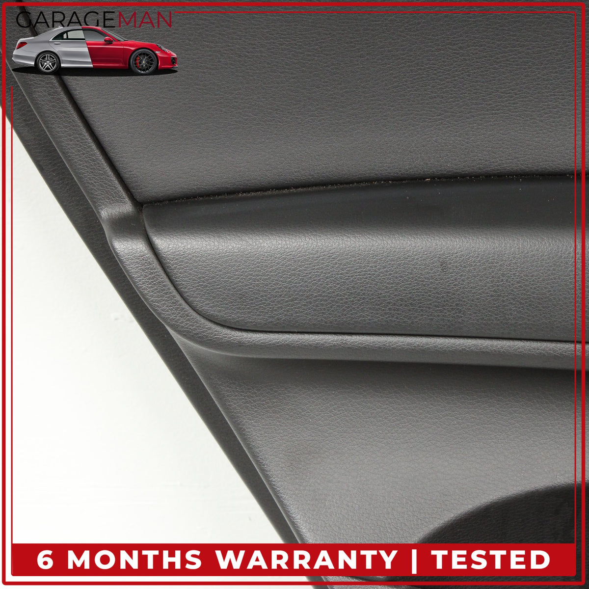 2007-2015 Audi Q7 Rear Left Side Interior Door Trim Panel w/ Sun Shade OEM