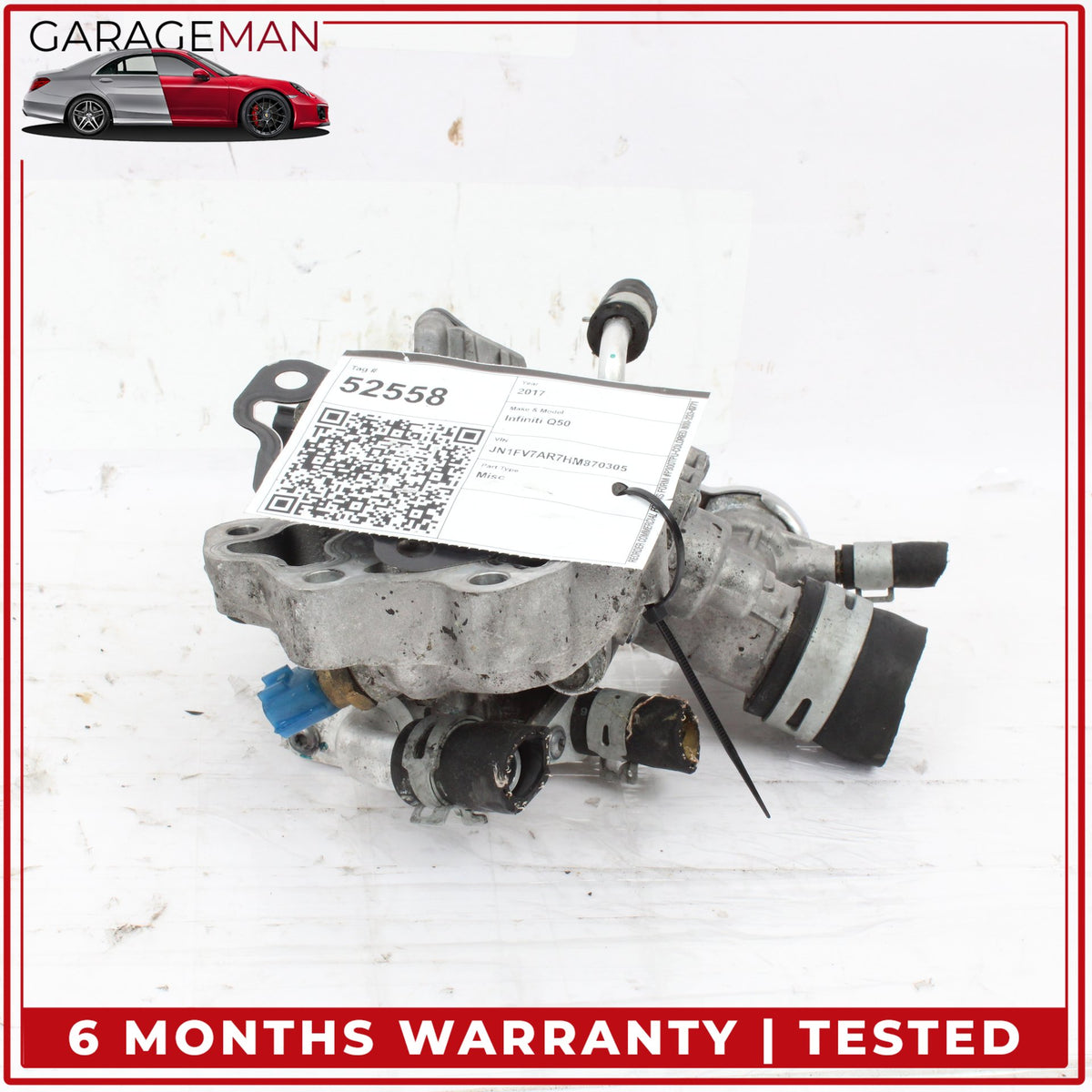 2016-2024 Infiniti Q50 Q60 3.0L Thermostat Water Control Valve 212505CA0A OEM